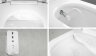 V0E100R1 Унитаз- биде Villeroy&Boch Viclean, безободковый, тип установки-подвесной 