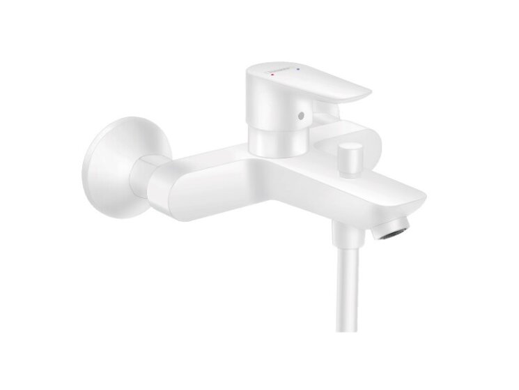 71740700 Смеситель для ванны и душа, Hansgrohe, Talis E, цвет-белый матовый