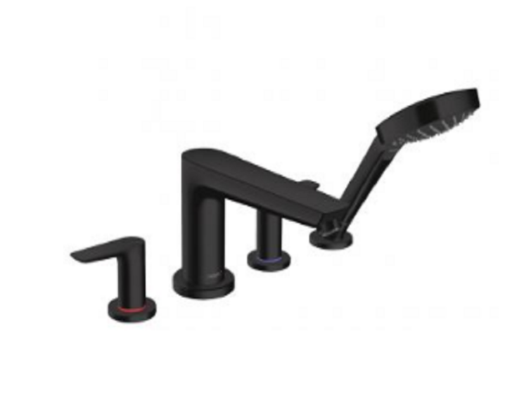 71748670 Смеситель для ванны, Hansgrohe, Talis E, цвет-черный