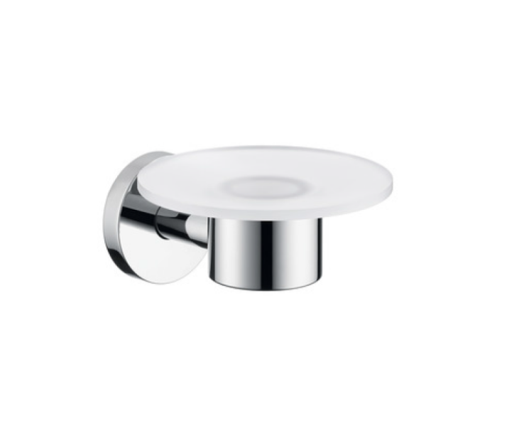 Мыльница Hansgrohe Logis, латунь/хрусталь