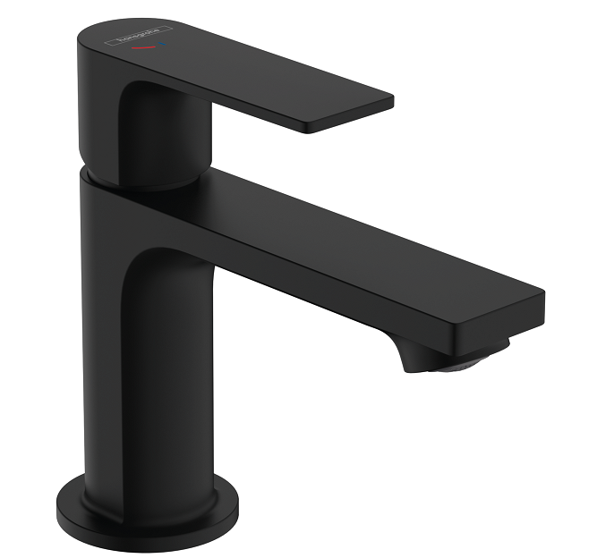 72553670 Смеситель для раковины, Hansgrohe, Rebris E, CoolStart, цвет-черный матовый