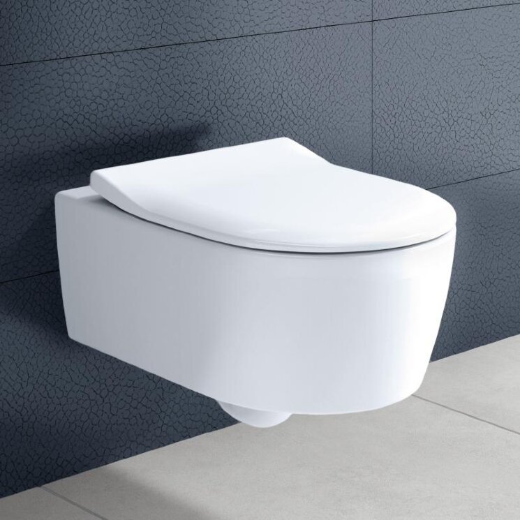 5656RS01 Унитаз Villeroy&Boch Avento, безободковый, тип установки-подвесной 