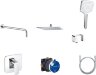 406300575 Душевой комплект Klud PURE&STYLE, 7 предметов, смеситель-в комплекте