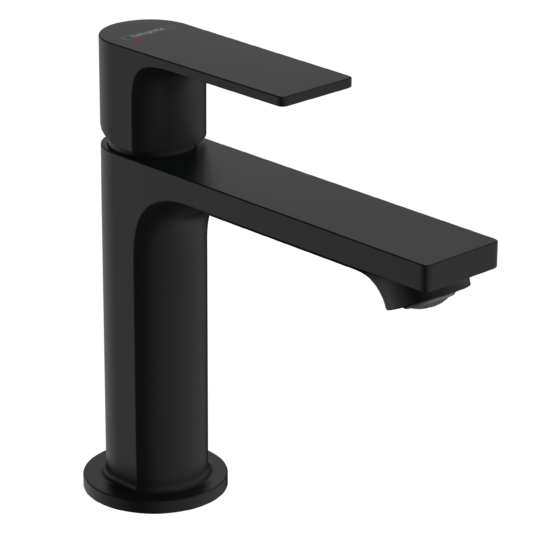 72557670 Смеситель для раковины, Hansgrohe, Rebris E, цвет-черный матовый