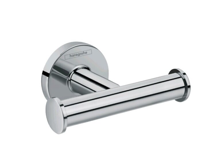 Крючок Hansgrohe Logis, двойной, настенный