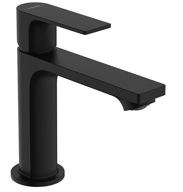 72559670 Смеситель для раковины, Hansgrohe, Rebris E, CoolStart, цвет-черный матовый