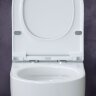 082118 Унитаз BERGES подвесной безободковый EGO XL 54 см, сиденье дюропласт Toma Slim SO, микролифт, быстросъем