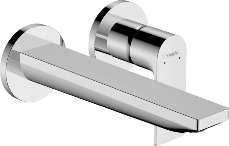 72568000 Смеситель для раковины, Hansgrohe, Rebris E, цвет-хром