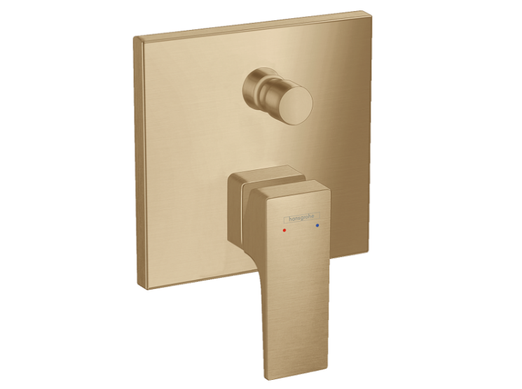 32545140 Смеситель для душа, Hansgrohe, Metropol, цвет-шлифованная бронза