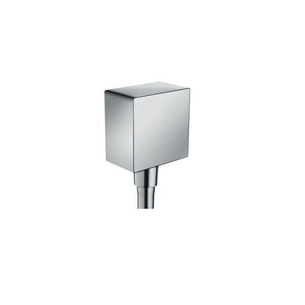 26455000 Шланговое подсоединение, Hansgrohe, FixFit Square, цвет-хром