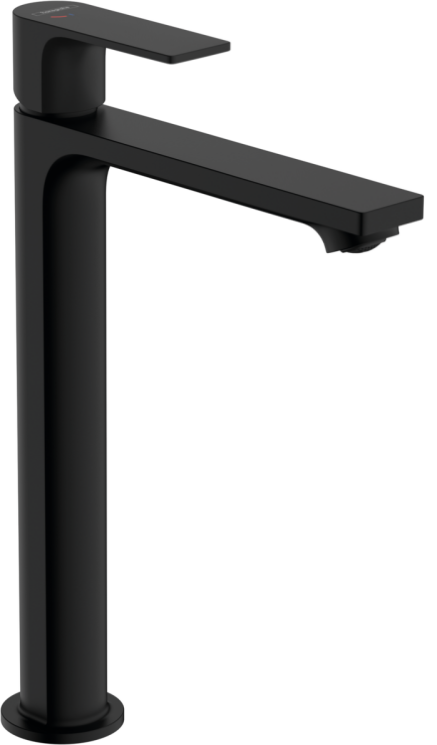 72581670 Смеситель для раковины, Hansgrohe, Rebris E, CoolStart, цвет-черный матовый