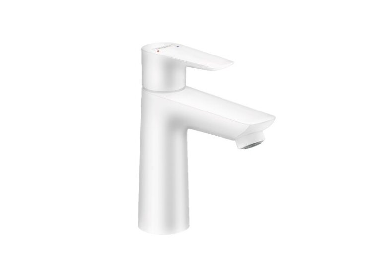 71710700 Смеситель для раковины, Hansgrohe, Talis E, цвет-белый матовый