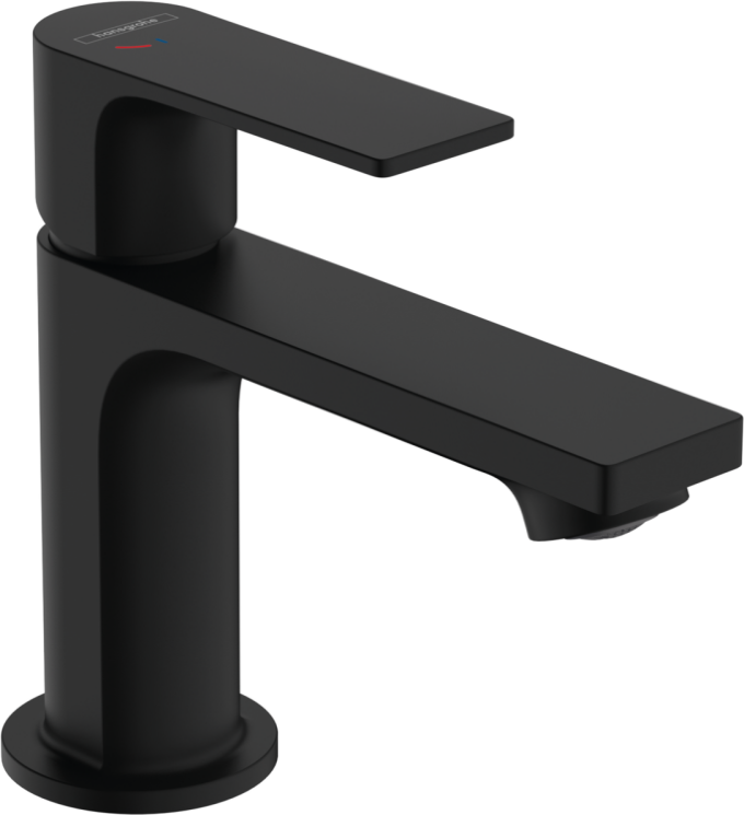72585670 Смеситель для раковины, Hansgrohe, Rebris E, CoolStart, цвет-черный матовый
