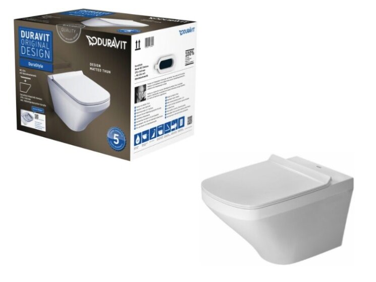 45510900A1 Унитаз Duravit Durastyle, без смывного края, тип установки-подвесной