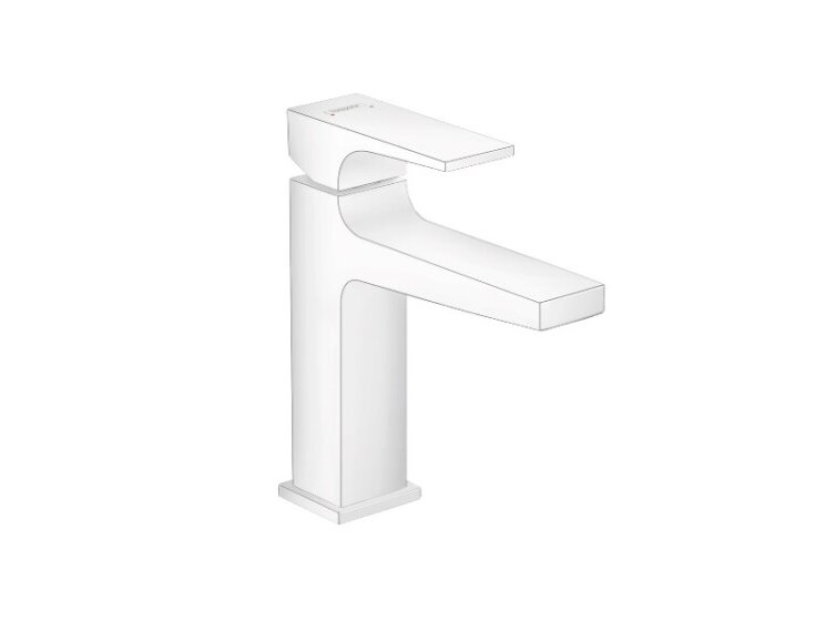 32507700 Смеситель для раковины, Hansgrohe, Metropol, цвет-белый матовый