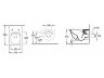 4611R001 Унитаз Villeroy&Boch Venticello, безободковый, тип установки-подвесной 