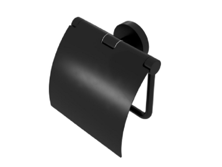 Бумагодержатель Geesa Nemox Black, настенный