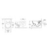 5C98HR01 Унитаз Villeroy&Boch Verity Design 2.0, безободковый, тип установки-подвесной 