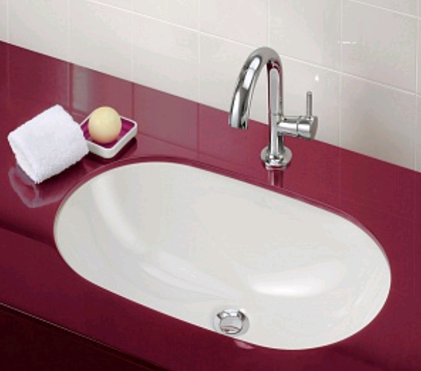 41625001 Раковина Villeroy&Boch O'Novo, тип установки-встраиваемый под столешницу