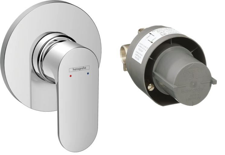 72648000 Смеситель для душа, Hansgrohe, Rebris S, цвет-хром