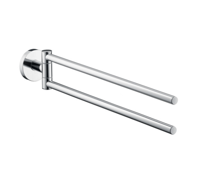 Полотенцедержатель Hansgrohe Logis, двойной, поворотный