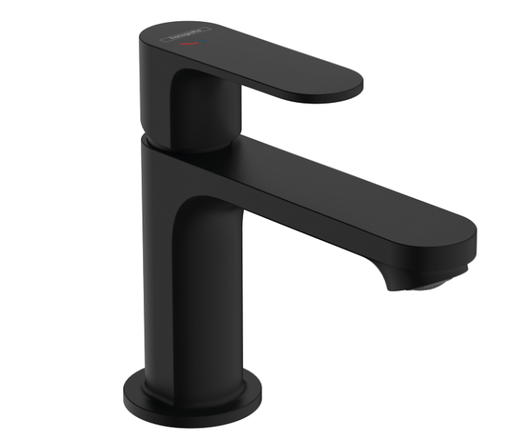 72513670 Смеситель для раковины, Hansgrohe, Rebris S, CoolStart, цвет-черный матовый