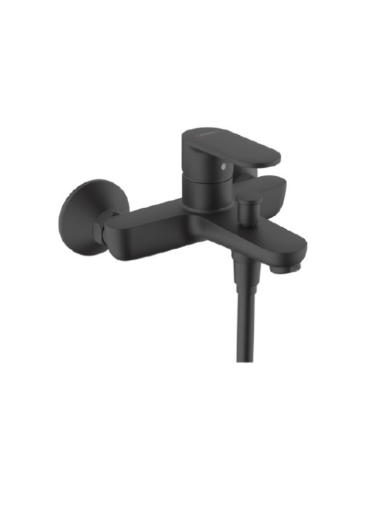 71440670 Смеситель для ванны и душа, Hansgrohe, Vernis, цвет-черный матовый