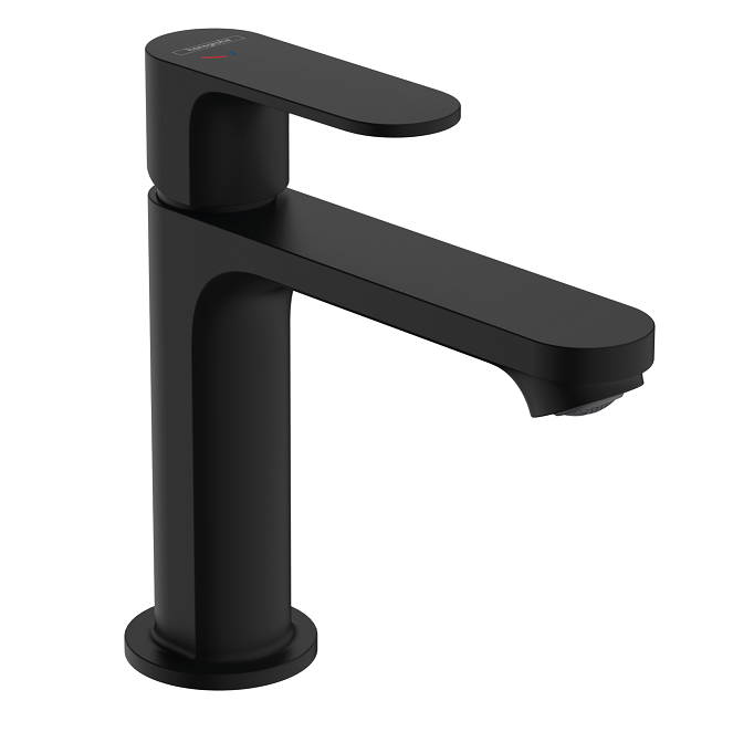 72519670 Смеситель для раковины, Hansgrohe, Rebris S, CoolStart, цвет-черный матовый