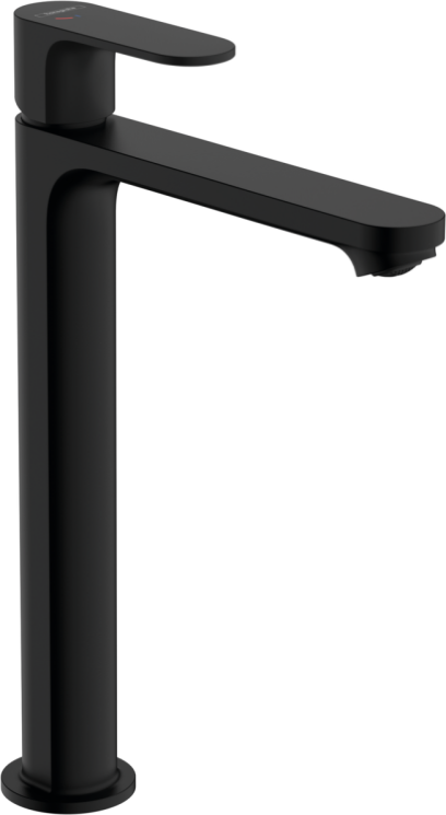 72580670 Смеситель для раковины, Hansgrohe, Rebris S, CoolStart, цвет-черный матовый