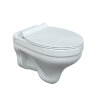 042449 Комплект BERGES: инсталляция NOVUM кнопка L5 черная SoftTouch, унитаз Strati Rimless, сидение дюропласт Strati Slim SO