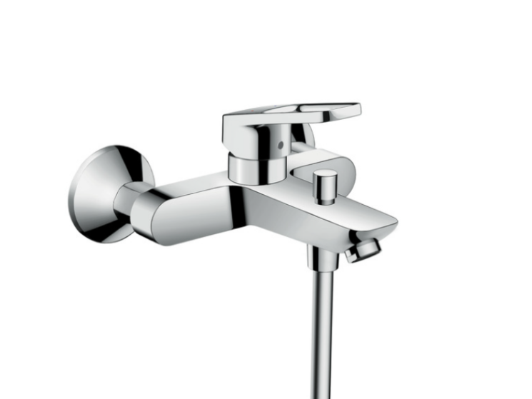 71244000 Смеситель для ванны и душа, Hansgrohe, Logis Loop, цвет-хром