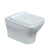 042455 Комплект BERGES: инсталляция NOVUM кнопка L4 белая SoftTouch , унитаз Strati Rimless, сидение дюропласт Strati Slim SO