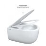 Унитаз BERGES подвестной EGO Real Rimless 49см, сиденье дюропласт Toma Slim SO, микролифт, быстросьем