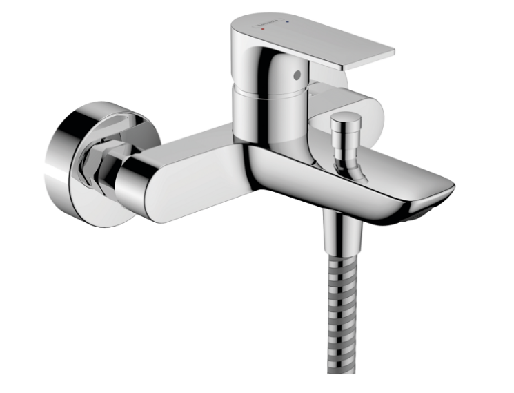 72450000 Смеситель для ванны и душа, Hansgrohe, Rebris E, цвет-хром