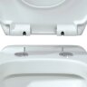 Унитаз BERGES подвесной  ALBIT S Rimless 52 см, сиденье Optim SO, микролифт, быстросъем