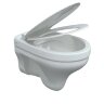 Унитаз подвесной BERGES ALBIT S Rimless 52 см, сиденье Top Slim SO, микролифт, быстросъем