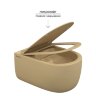 EGO XL, матовый кашемир, микролифт, быстросъёмное