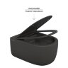 EGO XL, матовый антрацит, микролифт, быстросъёмное