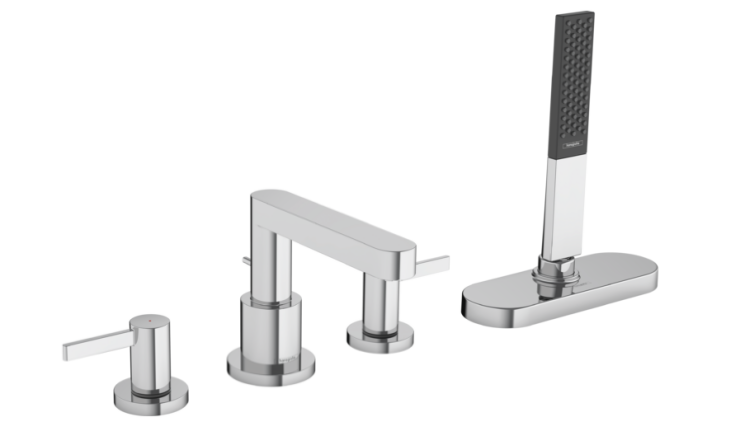 76444000 Смеситель для ванны, Hansgrohe, Finoris, цвет-хром