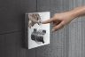 15762000 Смеситель для душа Hansgrohe ShowerSelect, с запорным вентилем, 1 потребитель, термостатический, цвет-хром