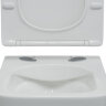 Унитаз BERGES подвесной FLOE S Rimless 51 см, сиденье дюропласт Floe S Slim SO, микролифт, быстросъём