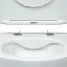 Унитаз BERGES подвесной VENTAS Rimless 49 см, сиденье дюропласт Ventas Slim SO, микролифт, быстросъём