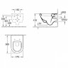 56001001 Унитаз Villeroy&Boch Subway 2.0, традиционный, тип установки-подвесной 